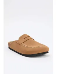 Light Brown Women's Sabo Slippers - 4