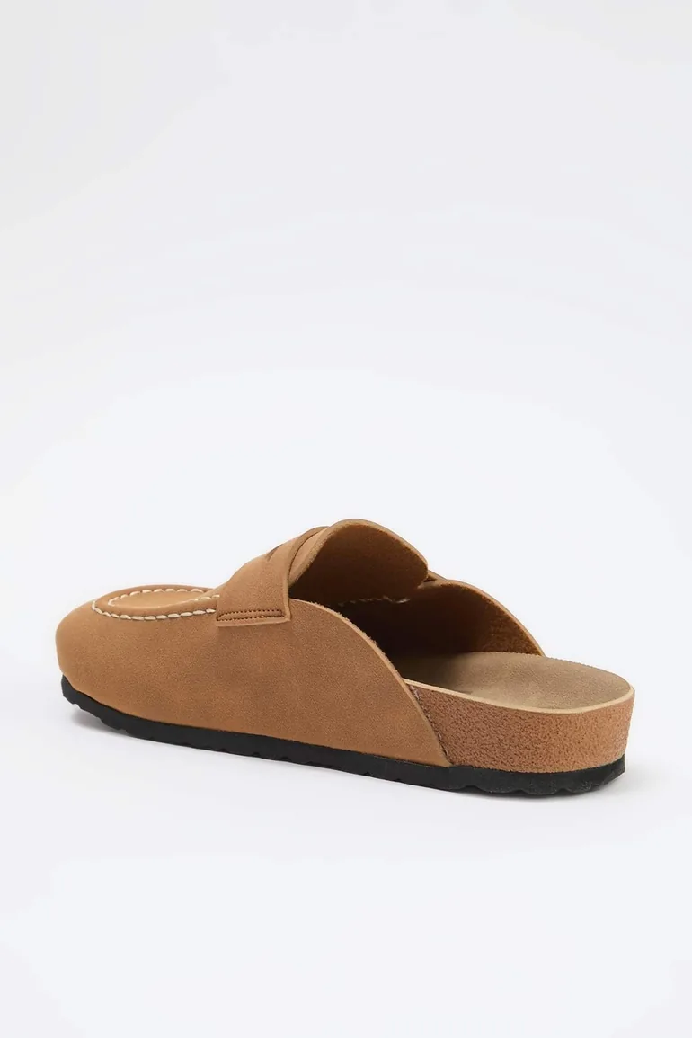 Light Brown Women's Sabo Slippers - 6