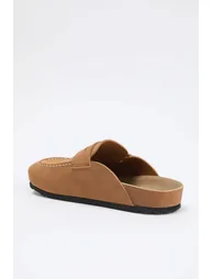 Light Brown Women's Sabo Slippers - 6
