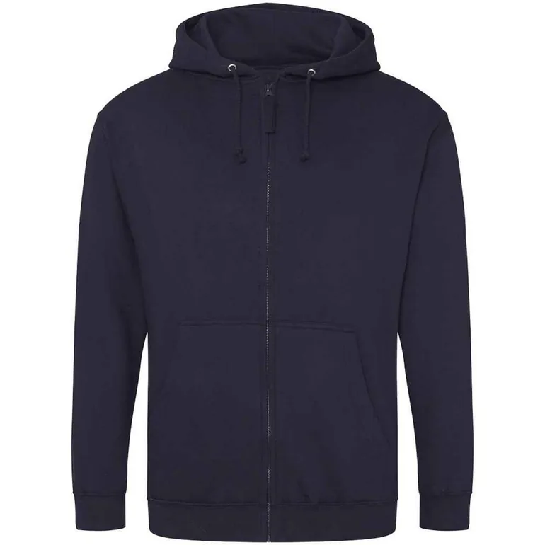 Awdis Mens Full Zip Hoodie - New French Navy