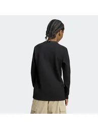 Waffle Knit Long Sleeve T-Shirt - 4
