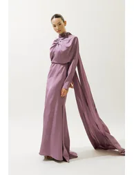 L'AMOUR STONE STONE EVENING DRESS