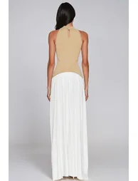 Jazmin Sleeveless Ruch Maxi Dress - 3