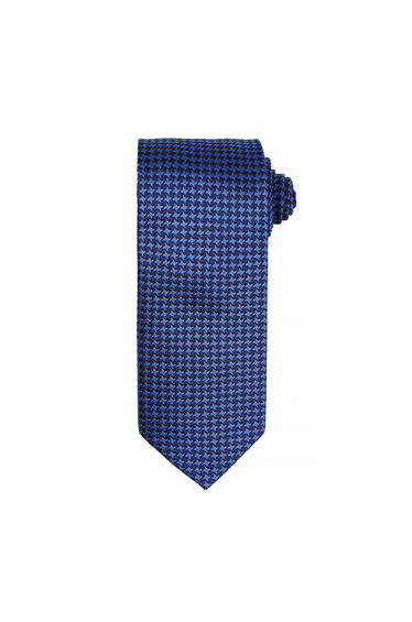 Premier Mens Puppy Tooth Formal Work Tie (Pack of 2) - Royal