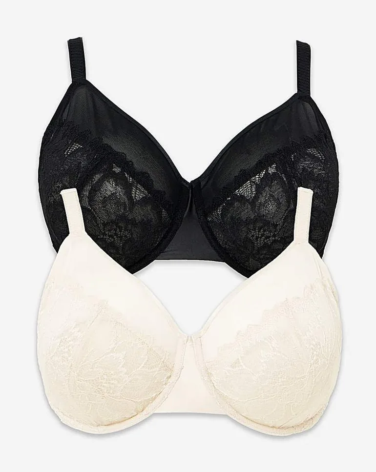 Pretty Secrets 2 Pack Willow Bras - 4