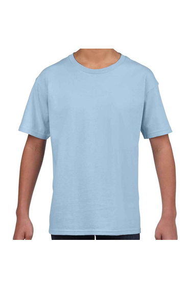 Gildan Childrens/Kids Softstyle T-Shirt - Light Blue