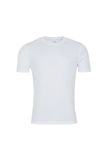AWDis Just Cool Mens Smooth Short Sleeve T-Shirt - Arctic White