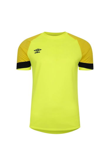 Umbro Mens Crew Neck Regular Raglan T-Shirt - Safety Yellow