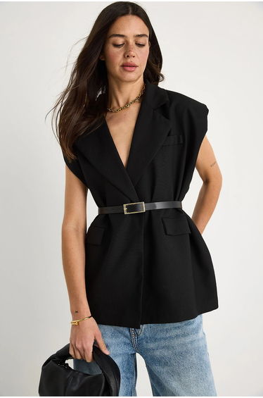 LUCCI Padded Oversized Vest