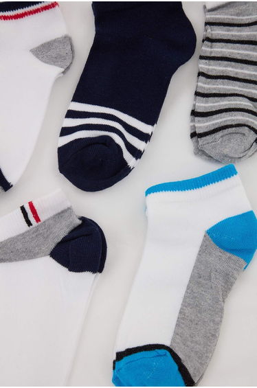 Stripe Detailed Socks 5-Pack
