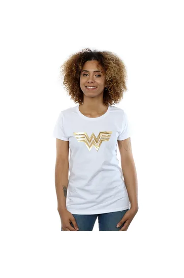 تيشيرت قطن  دي سي كوميكس أبيض بأكمام قصيرة