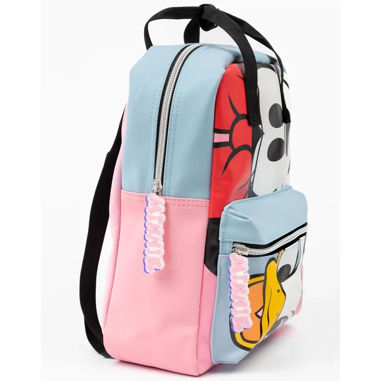 Disney Childrens/Kids Daisy Duck Minnie Mouse Backpack - Pastel Pink/Blue - 2