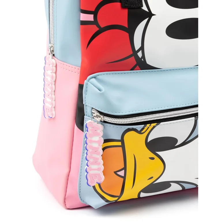Disney Childrens/Kids Daisy Duck Minnie Mouse Backpack - Pastel Pink/Blue - 3