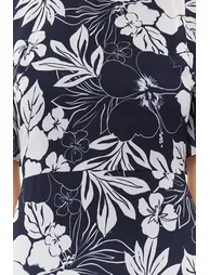 Indigo Woven Midi Dress - 5