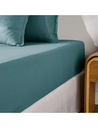 35cm 100% Cotton Percale 200 Thread Count Fitted Sheet - 3