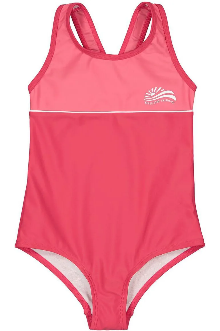 Slogan Print Swimsuit