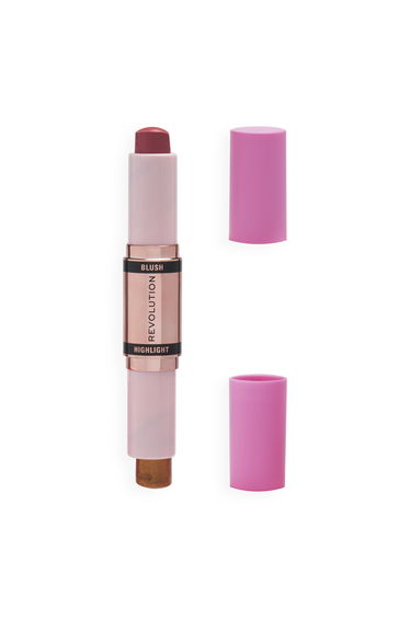 Revolution Blush & Highlight Stick Flushing Pink