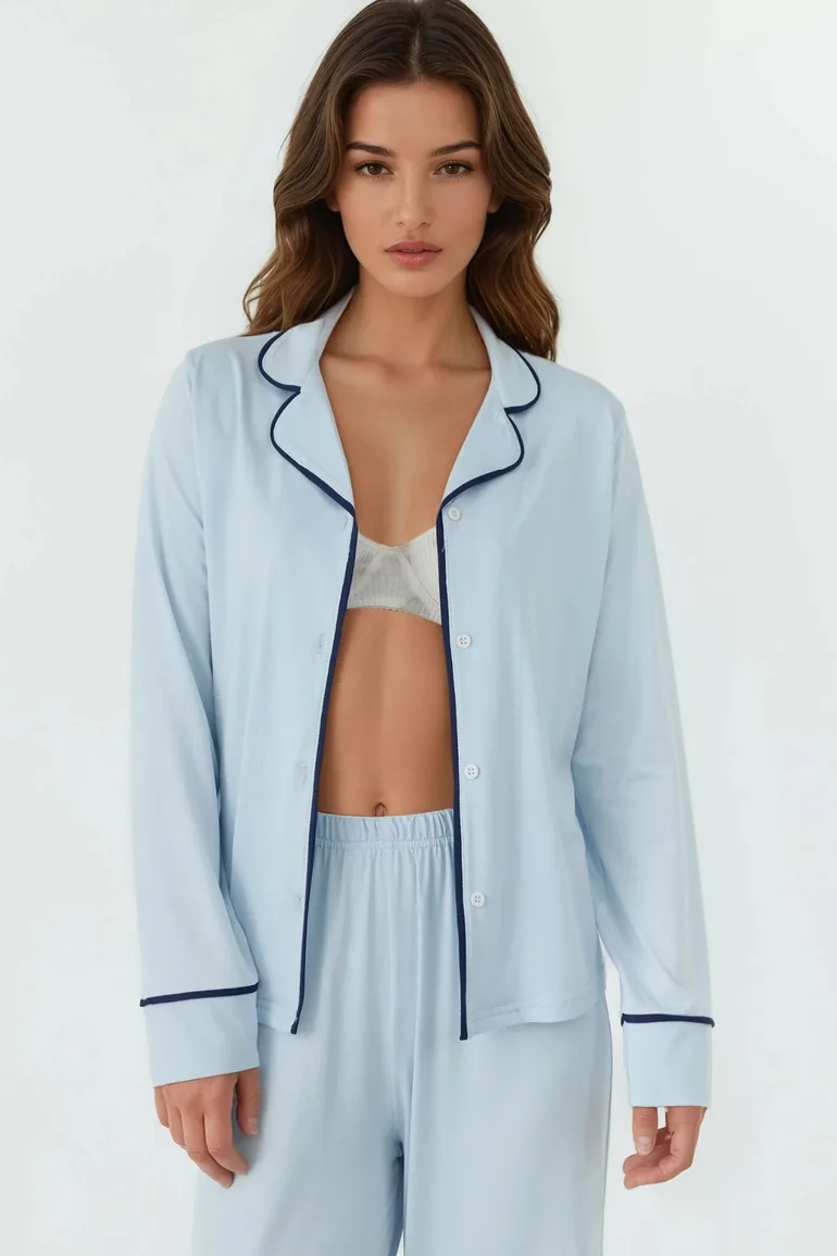 بيجامة هيكوب باللون الأزرق - 2