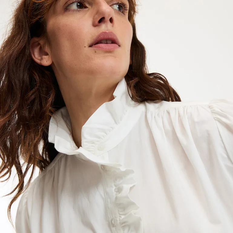 Signatures Charlene Shirt with Victorian Collar - 3