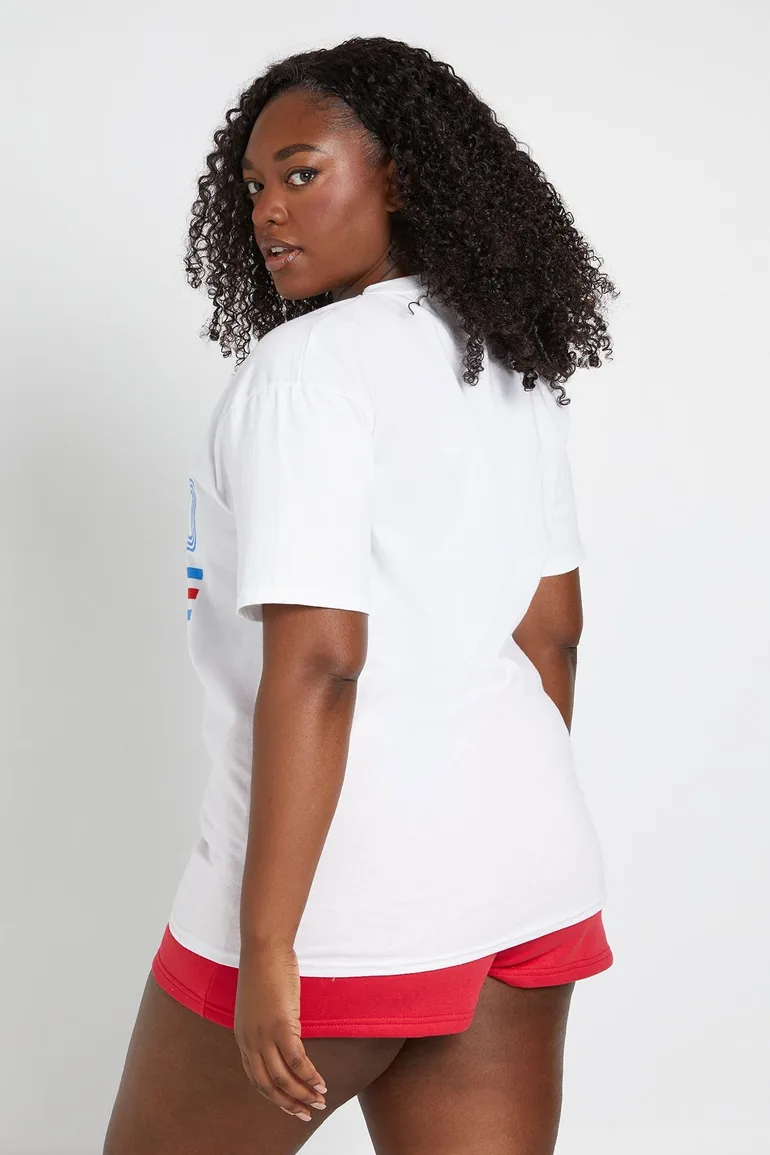 Plus England Football Printed T-Shirt - white - 2