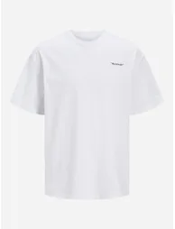 Slogan Print Crew Neck T-Shirt - 1
