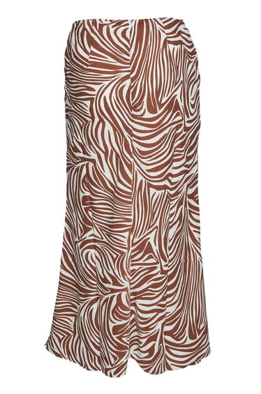 White-Tan-Zebra Midi-Skirt product thumbnail 2