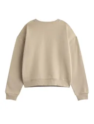 Pusheen Girls Big Face Sweatshirt & Jogging Bottoms - Beige - 1
