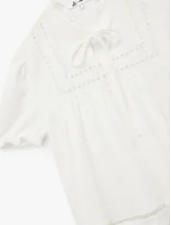 Short-Sleeved Blouse - 2