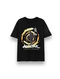 Avatar: The Last Airbender Mens Zuko Fire Short-Sleeved T-Shirt - Black