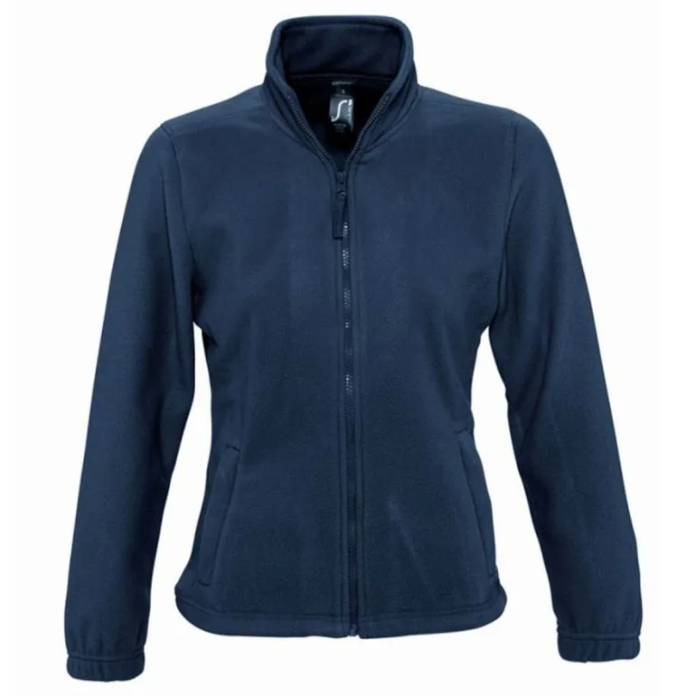 SOLS Womens/Ladies North Full Zip Fleece Jacket - Navy