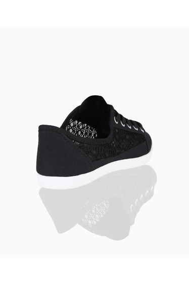 Crochet & Mesh Plimsoll Trainers product thumbnail 4