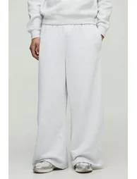 Basic Extreme Wide Leg Jogger - grey marl