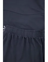 Anthracite Bow Lace Detailed Viscose Soft Tuşe Plus Size Pajama Set - 2