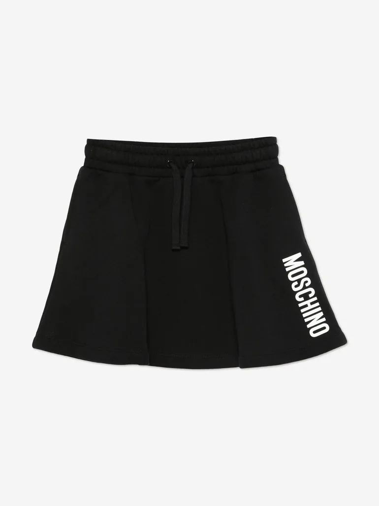 Girls Logo Skirt in Black - 3