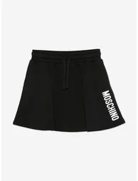 Girls Logo Skirt in Black - 3