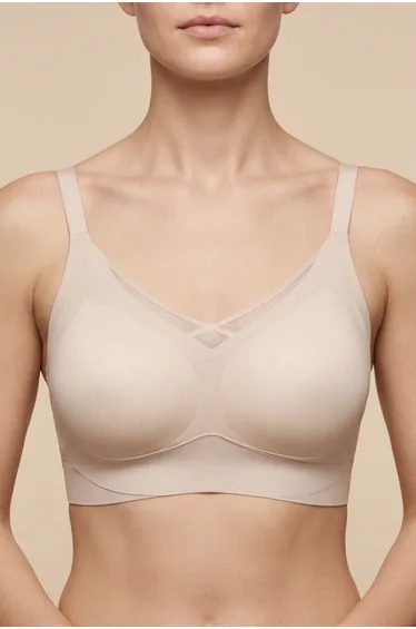 Non-Wired Seamless Laser Cut Pad Bra