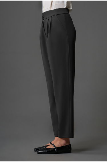 Mizalle Double Pleat Basic Casual Fabric Trousers product thumbnail 3