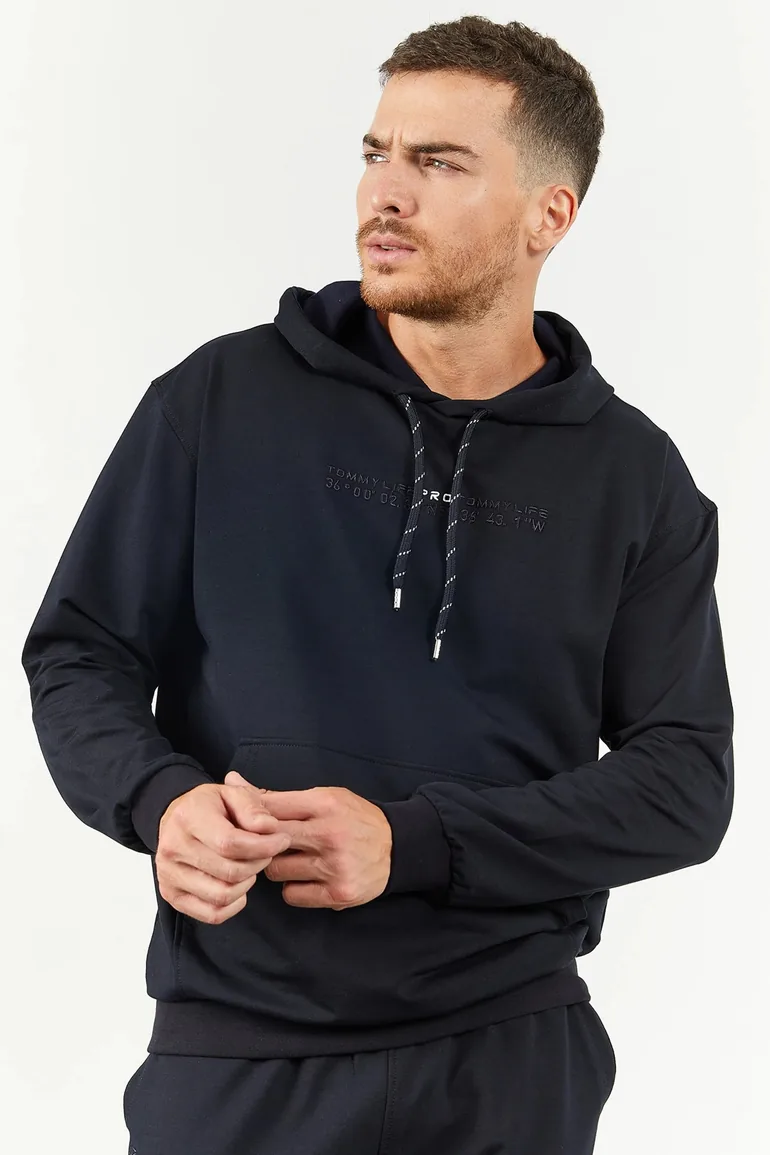 TOMMY Oversized Hooded Sweatshirt And Pants Set - 5