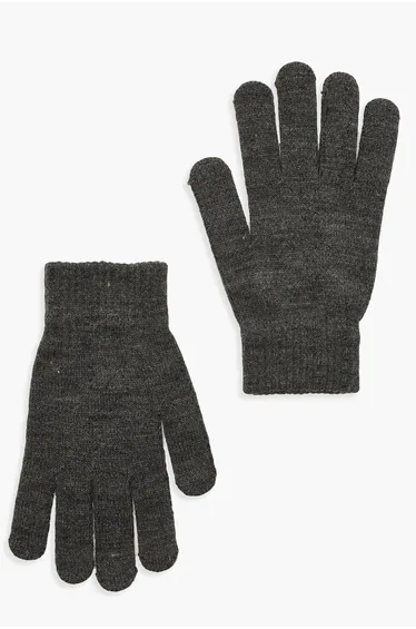 Basic Gloves - grey marl