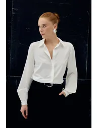 Pleated Sleeve Shirt - 3