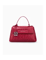 Liz Pebble Leather Top Handle Bag Opera - 1