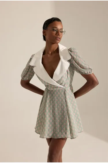 Trieste Floral Patterned Mini Dress