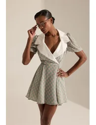 Trieste Floral Patterned Mini Dress - 2
