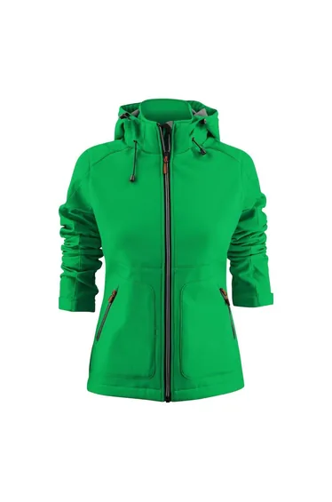 Printer Womens/Ladies Karting Soft Shell Jacket - Fresh Green
