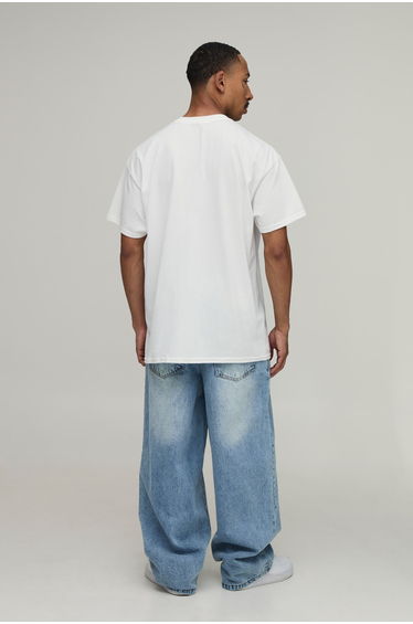 Oversized Muse Symmetry License Print T-Shirt - white product thumbnail 2