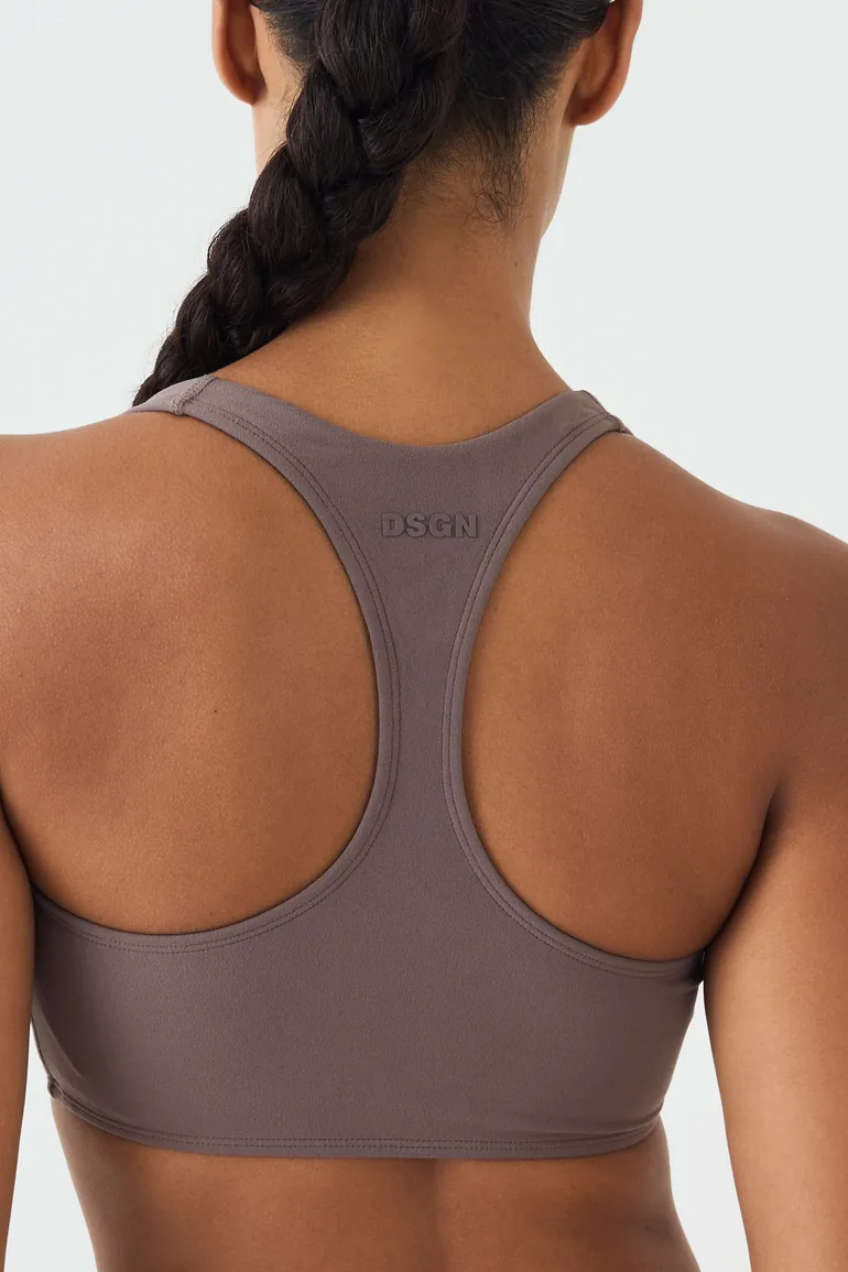 DSGN Studio Soft Luxe Corset Sports Bra - cocoa - 3