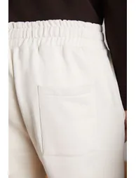 MILOVAN Men's 100% Cotton Beige Sweatpants - 2