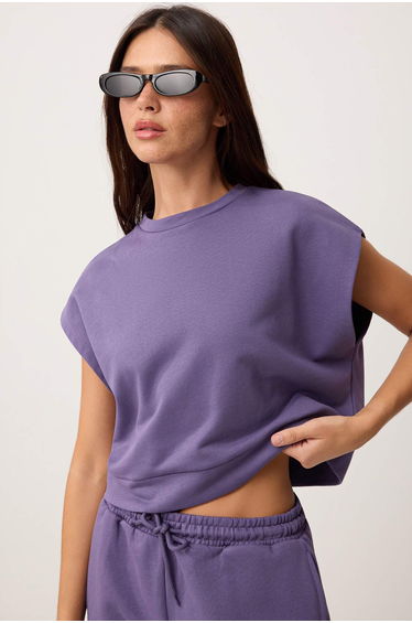 Mor Regular/Normal Fit Sleeveless Slim Knitted Blouse product thumbnail 2