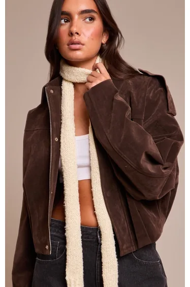 Butter Yellow Skinny Knit Scarf