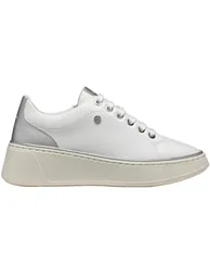 Geox Womens/Ladies D Sunnetty Nubuck Trainers - White/Silver - 2